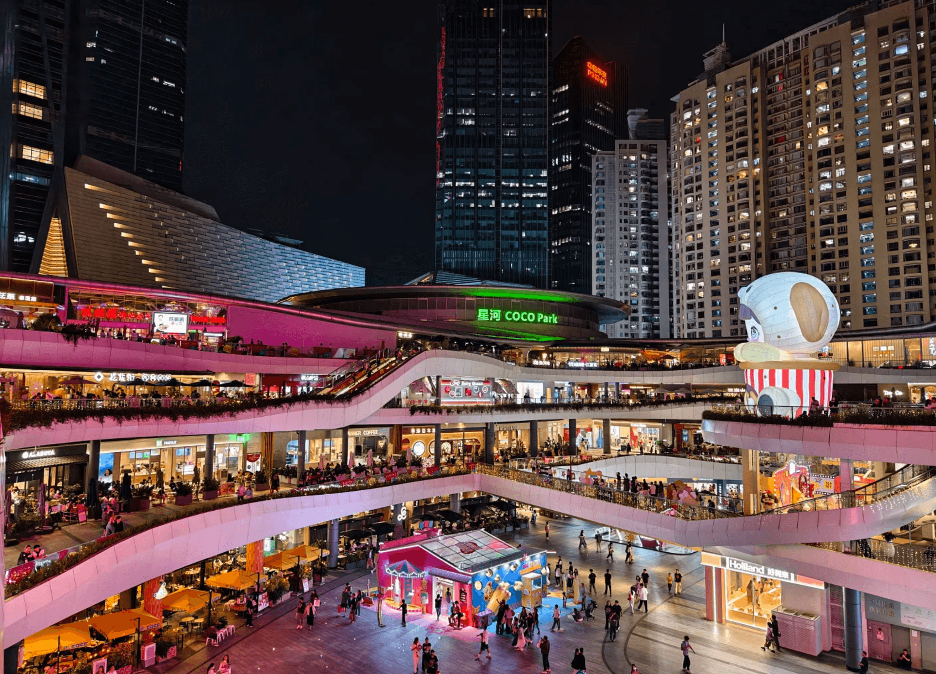 Guía del Parque COCO de Shenzhen. Mejor lugar para comida, vida nocturna y compras en el CBD de Futian 3