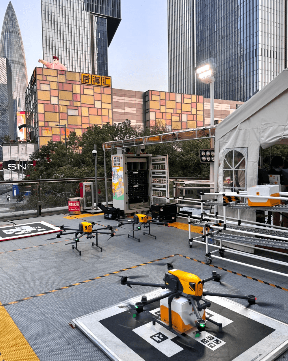 Guía de Experiencia de Entrega de Drones en Shenzhen. Cómo Pedir Entrega de Comida por Drone en los Parques de Shenzhen